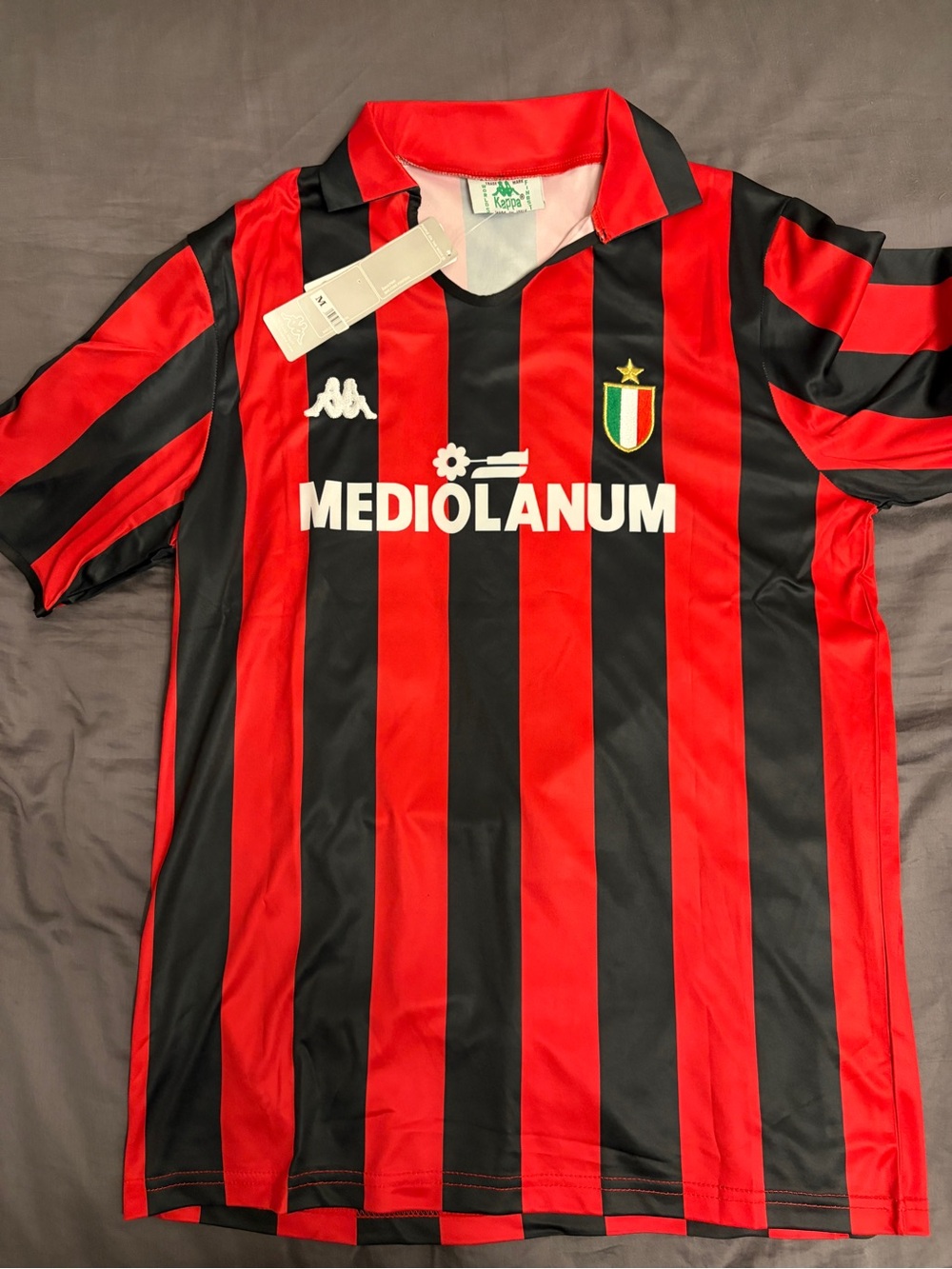 New with Tags 1988/89 AC Milan Men’s Medium Kappa Jersey